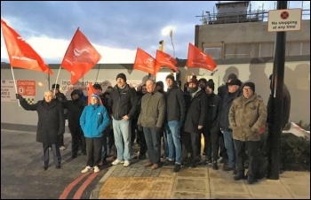 Woolwich Crossrail walkout, photo Rob Williams