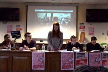 Socialist Students conference 2018, photo Mary Finch