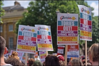 Corbyn needs to lead the campaign against all Tories - blue and red, photo Mary Finch