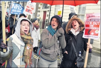 Marching to save the NHS, photo by Socialist Party