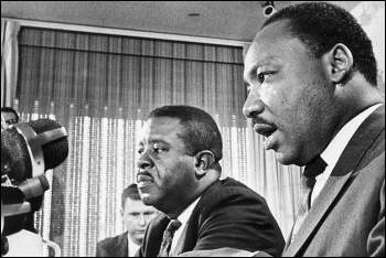 Martin Luther King, Junior (right) in BBC4's 'MLK: The Assassination Tapes'