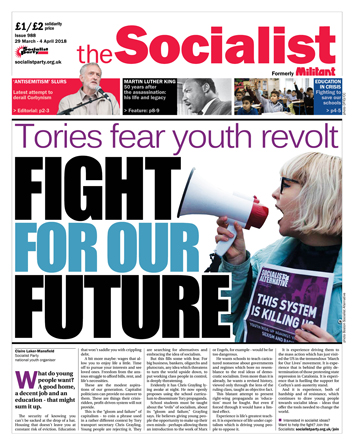 The Socialist issue 988 The Socialist issue 988