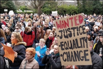 Marching against misogyny in Ireland, photo by Rosa