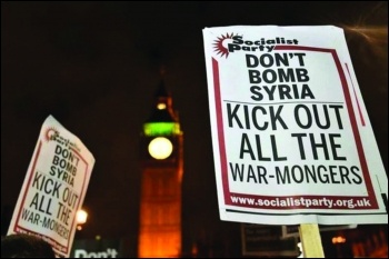 Don't bomb Syria!, photo by Paul Mattsson