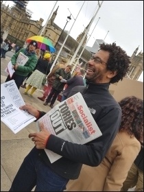 TUSC candidate Hugo Pierre, May 2018 