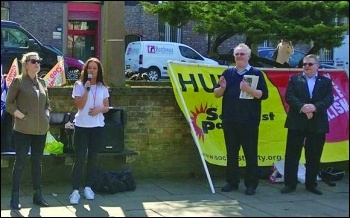 Hull UCU members have already taken two days of strike action against cuts at Hull college, photo Phil Culshaw