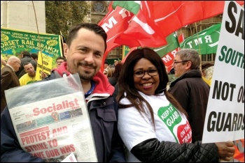 Socialist seller, photo Paula Mitchell
