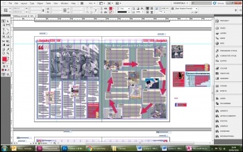 The editors use Adobe InDesign to lay out the print edition - Sarah laid out these pages