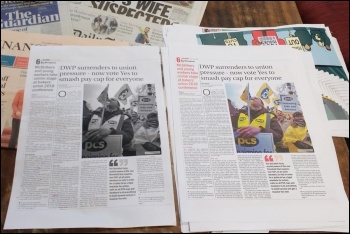 A proofing version (left) and final version (right) of page 6 - edited by Scott, laid out by James, proofed by Sarah and Ian