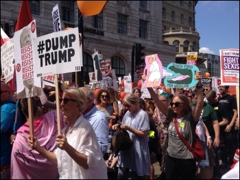 March from Portland Place, 13.7.18