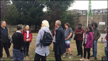 West London Socialist Party 'Revolt and Rebellion' walk 12 August 2018, photo Helen Pattison