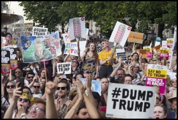 Anti-Trump demo in London, July 2018, photo by Paul Mattsson