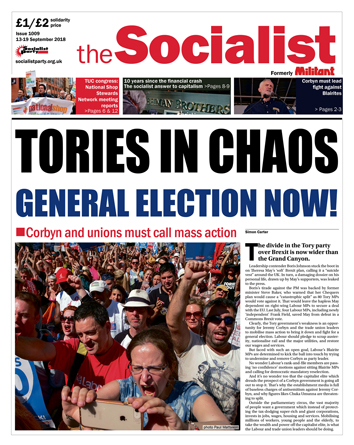 The Socialist issue 1009