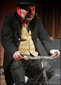 Neil as the painters' foreman, Hunter, photo Townsend Productions