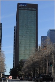 Financial services giant KMPG's sinister Dallas edifice, photo by Joe Mabel/CC
