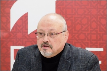 Saudi opposition journalist Jamal Khashoggi, photo by POMED/CC