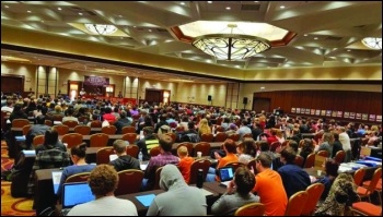 Socialist Alternative convention 2018 in Chicago, photo Socialist Alternative