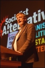 Dave Nellist speaking at Socialism 2018, photo Mary Finch