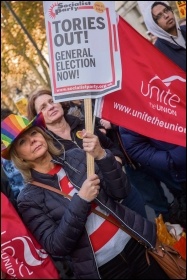 Tories out, photo by Paul Mattsson