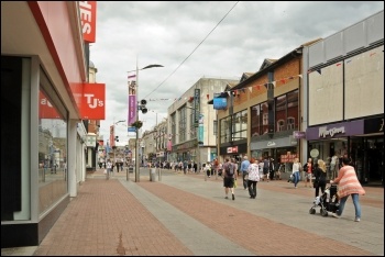 Shops are deserting Britain's high streets - taking jobs with them, photo by Beata May/CC