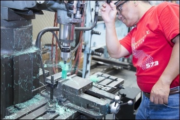 A plastic machinist, photo Keith Hayes