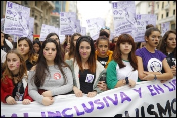 Spanish state Libres y Combativas strike Nov 2018 , photo Libres y Combativas