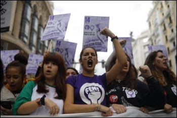 Spanish state Libres y Combativas strike Nov 2018 , photo Libres y Combativas