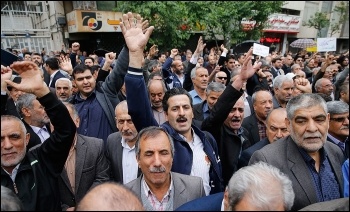 2018 Workers Day protests in Iran, photo