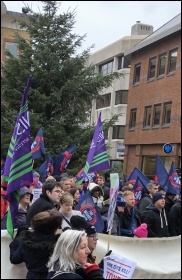 Woking demo Dec 2018, photo Helen Couchman