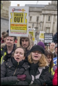 PA anti-austerity demo  12.1.19, photo Paul Mattsson