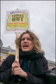 Marching against the government, 12.1.19, photo Paul Mattsson Marching against the government, 12.1.19, photo Paul Mattsson