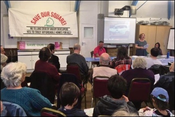 Waltham Forest Save Our Square campaign meeting, 26.1.19, photo by Sarah Wrack