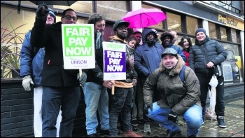 Camden traffic wardens strike 4 February 2019 Camden traffic wardens strike 4 February 2019