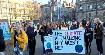 Glasgow, 15.2.19, photo Glasgow Socialist Students