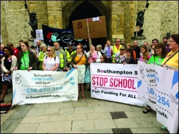 Billions of pounds have been cut from schools funding by the Tory government, photo Nick Chaffey Billions of pounds have been cut from schools funding by the Tory government, photo Nick Chaffey