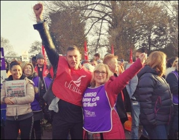 Workers have had enough of pay cuts and job losses, photo Birmingham Socialist Party