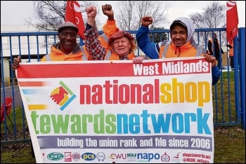 Brum bin workers on strike, photo by Birmingham Socialist Party