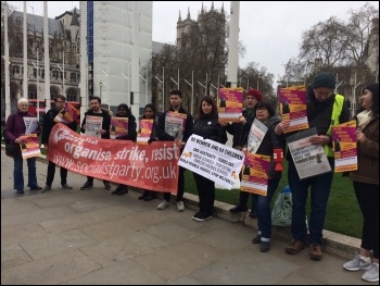 IWD at parliament, central London