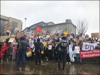 March 15 Climate protest in Swansea