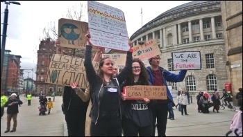 March 15 Climate protest in Manchester