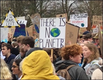 March 15 climate protest in Bristol