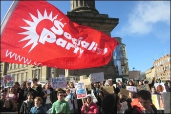 March 15 climate protest, Newcastle, photo E Brunskill