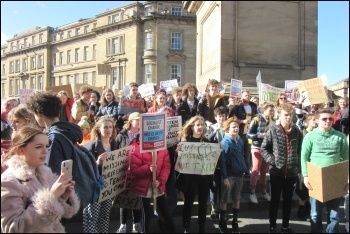 15 March climate protest in Newcastle