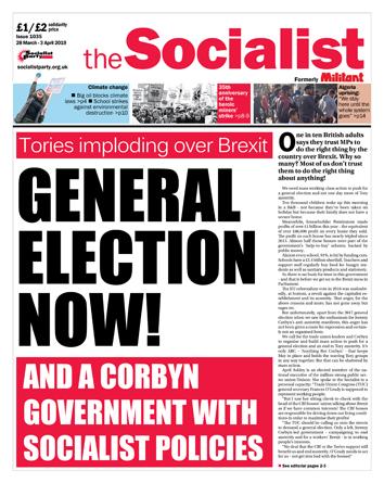 The Socialist issue 1035