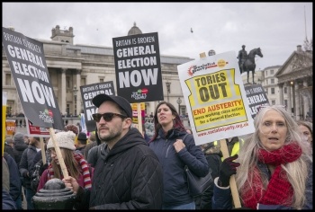 Anti-austerity demo 12.1.19, photo Paul Mattsson