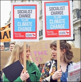Climate change protest in London on 12.4.19, photo Mary Finch