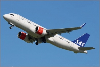 A Scandinavian Airlines jet, photo by Marvin Mutz/CC