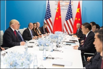 US President Donald J. Trump and China's President Xi Jinping