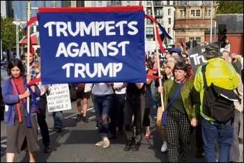 Marching against Trump in Bristol, 3.6.19, photo by Tom Baldwin