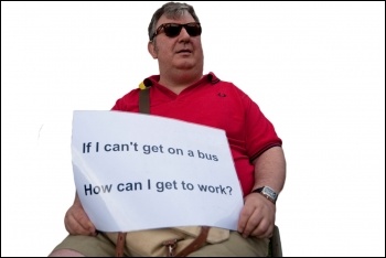 Fight diability cuts, photo by Paul Mattsson